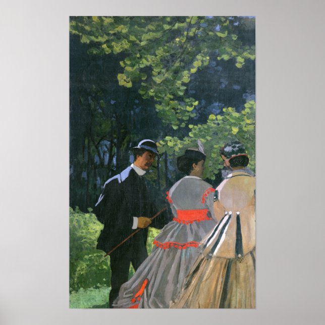 Pôster Claude Monet | Dejeuner sur l'Herbe, Chailly (Frente)