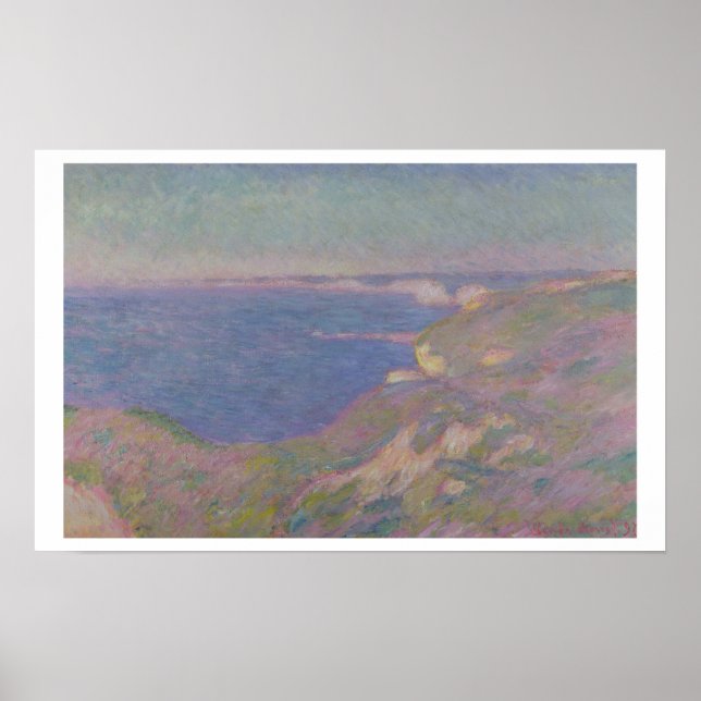 Poster Claude Monet | Dissipações Perto do Dieppe (Frente)