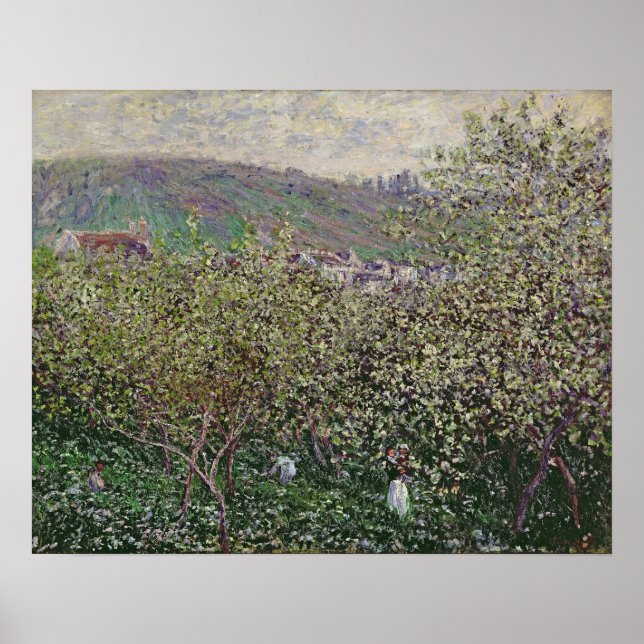 Poster Claude Monet | Fruit Pickers, 1879 (Frente)