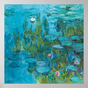 Pôster Claude Monet Galeria de lírios Ninféas