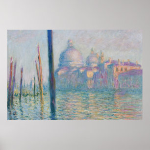 Pôster Claude Monet Grande Canal Veneza Itália Viagem