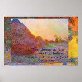 Poster Claude Monet Haystacks