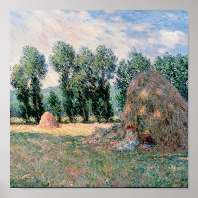 Poster Claude Monet - Haystacks (Frente)
