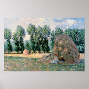 Pôster Claude Monet - Haystacks