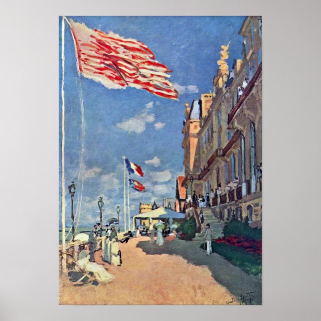 Pôster Claude Monet - Hotel des Roches Noires (Frente)