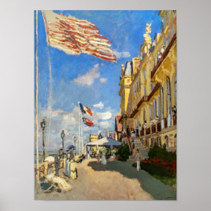 Poster Claude Monet - Hotel des Roches Noires, Trouville