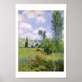 Pôster Claude Monet Ile Santo Martin Vetheuil
