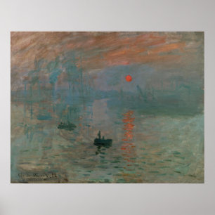 Poster Claude Monet Impression Sunrise Classinting