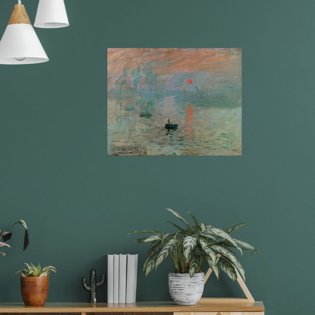 Poster Claude Monet - Impressionismo, Nascer do Sol, (Sala de Estar 1)