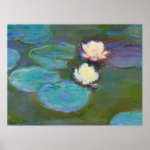 Poster Claude Monet Impressionista Água Lillies Ninfheia