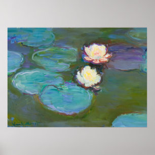 Poster Claude Monet Impressionista Água Lillies Ninfheias