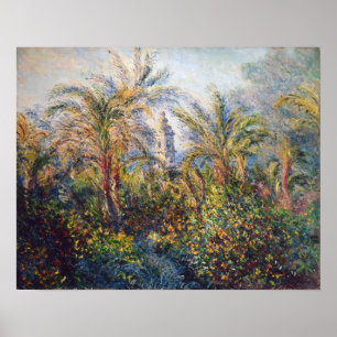 Poster Claude Monet   Jardim de Bordighera