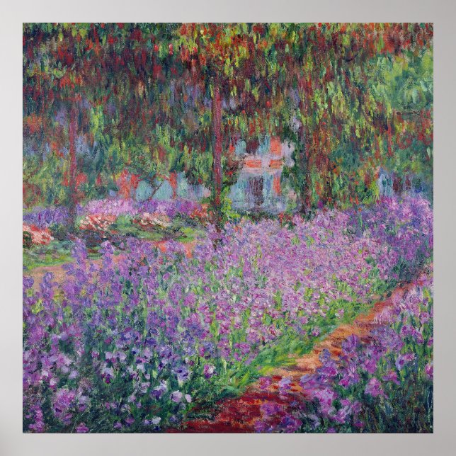 Poster Claude Monet | Jardim do Artista em Giverny (Frente)