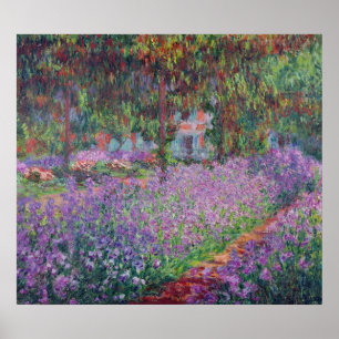 Pôster Claude Monet   Jardim do Artista em Giverny
