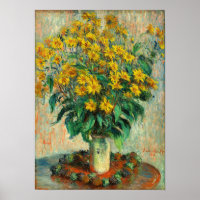 Claude Monet - Jerusalem Artichoke Flowers