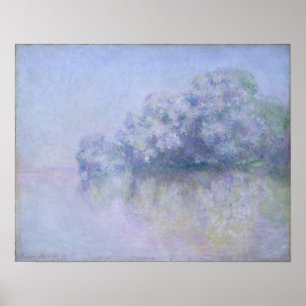 Poster Claude Monet � le aux Orties perto de Vernon