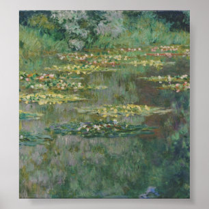 Pôster Claude Monet - Le Bassin des Ninfheas