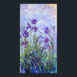 Poster Claude Monet - Lilac Irises / Iris Mauves<br><div class="desc">Lilac Irises / Iris Mauves - Claude Monet,  1914-1917</div>