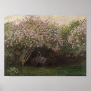 Poster Claude Monet Lilacs, Grey Weather, 1872