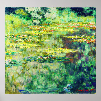 Pôster Claude Monet - Lillies - Bassin des Ninfheas