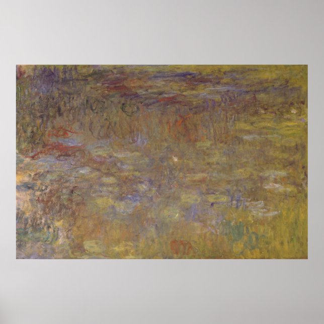 Poster Claude Monet | Lily Pond De Água (Frente)