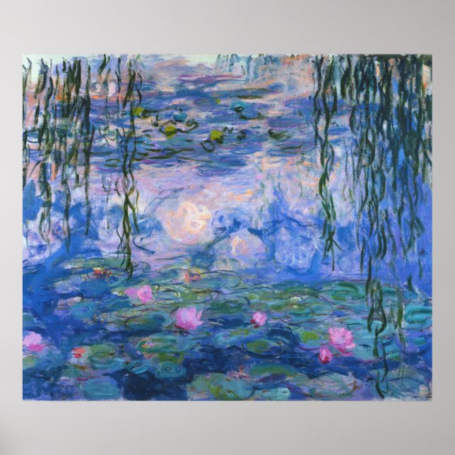 Poster Claude Monet - Lírios Água, 1916 (Frente)