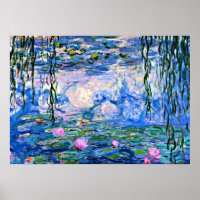Claude Monet - Lírios Água, 1919