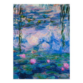 Pôster Claude Monet - Lírios Água 1919