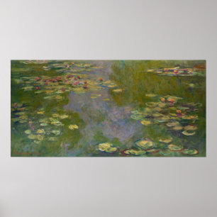 Poster Claude Monet Lírios aquáticos, 1919