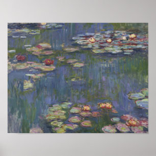 Pôster Claude Monet - Lírios De Água