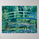 Poster Claude Monet - Lírios De Água E Ponte Japonesa<br><div class="desc">Claude Monet - Lírios De Água E Ponte Japonesa</div>
