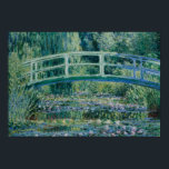 Pôster Claude Monet - Lírios de Água e Ponte Japonesa<br><div class="desc">Water Lily e Ponte Japonesa por Claude Monet, 1899. Claude Monet foi fundador da pintura Impressionista Francesa, e o mais consistente e prolífico praticante da filosofia do movimento de expressar as percepções diante da natureza, especialmente quando aplicada à pintura paisagística ao ar livre. O termo "impressionismo" deriva do título de...</div>