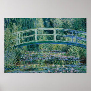 Poster Claude Monet - Lírios de Água e Ponte Japonesa