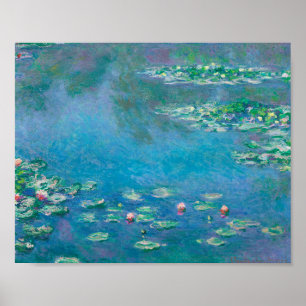 Poster Claude Monet. Lírios De Água. impressionismo franc