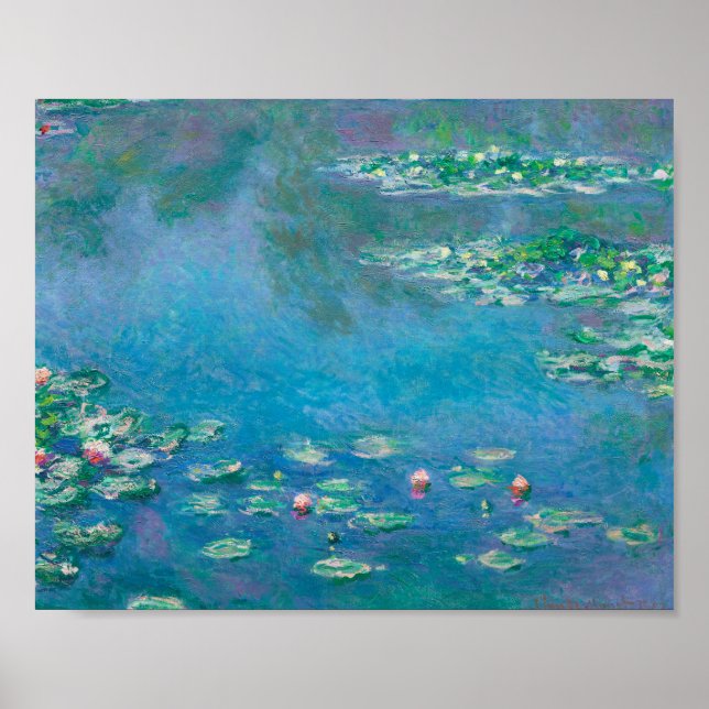 Poster Claude Monet. Lírios De Água. impressionismo franc (Frente)