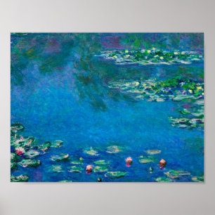 Poster Claude Monet - Lírios Hídricos