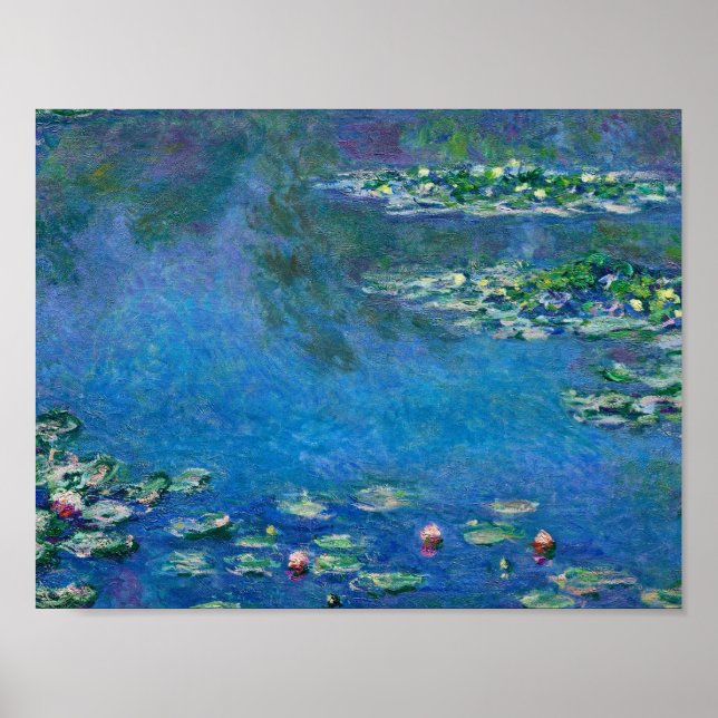 Poster Claude Monet - Lírios Hídricos (Frente)