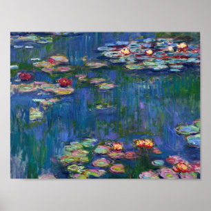 Poster Claude Monet - Lírios Hídricos