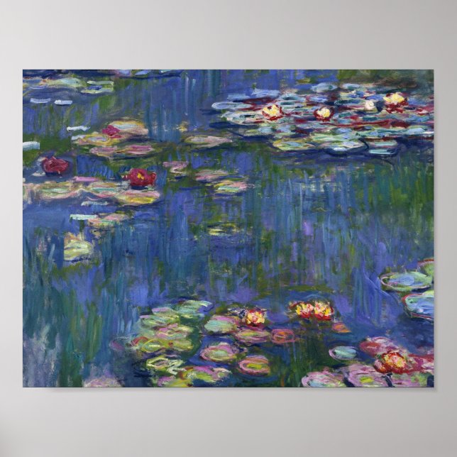 Poster Claude Monet - Lírios Hídricos (Frente)