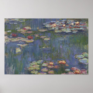 Poster Claude Monet - Lírios Hídricos