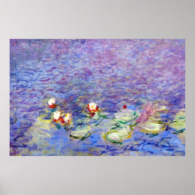 Poster Claude Monet - Lírios Hídricos (Frente)