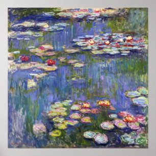 Poster Claude Monet - Lírios/Ninfas