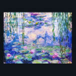 Poster Claude Monet - Lírios/Ninfas 1919<br><div class="desc">Lírios/Ninfas (W.1852) - Claude Monet, Petróleo na Canvas, 1916-1919</div>