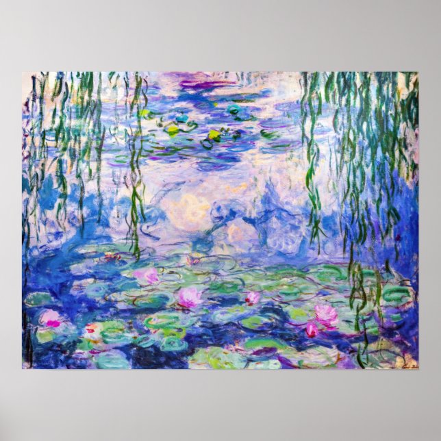 Poster Claude Monet - Lírios/Ninfas 1919 (Frente)