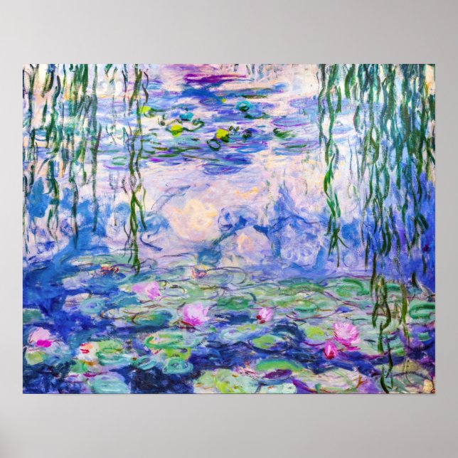 Poster Claude Monet - Lírios/Ninfas 1919 (Frente)