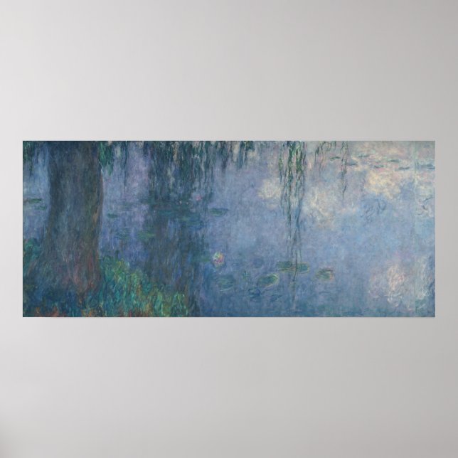 Pôster Claude Monet | Lírios: Salgueiros, 1914 (Frente)