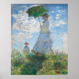 Poster Claude Monet Madame Monet e Seu Filho (1875)