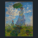 Pôster Claude Monet Mulher com Parasol<br><div class="desc">Traga um toque de elegância impressionista para suas paredes! Esta poster apresenta a Mulher de Claude Monet com um Parasol, brilhando com brancos suaves, blues léxicos, verdes frescos e luz do sol ouro. A figura graciosa, capturada em pinceladas fugazes, encarna o charme e a serenidade de um dia de verão....</div>