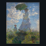 Poster Claude Monet - Mulher com Parasol La Promenade<br><div class="desc">A icônica obra-prima impressionista de Claude Monet, "Mulher com Parasol - Madame Monet e Seu Filho", captura uma cena serena ao ar livre. Pintado em 1875, a trabalho de arte apresenta a mulher e o filho de Monet rolando num campo luxuoso e iluminado pelo sol, com pinceladas dinâmicas que enfatizam...</div>