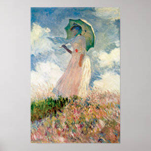 Pôster Claude Monet - Mulheres com Parasol